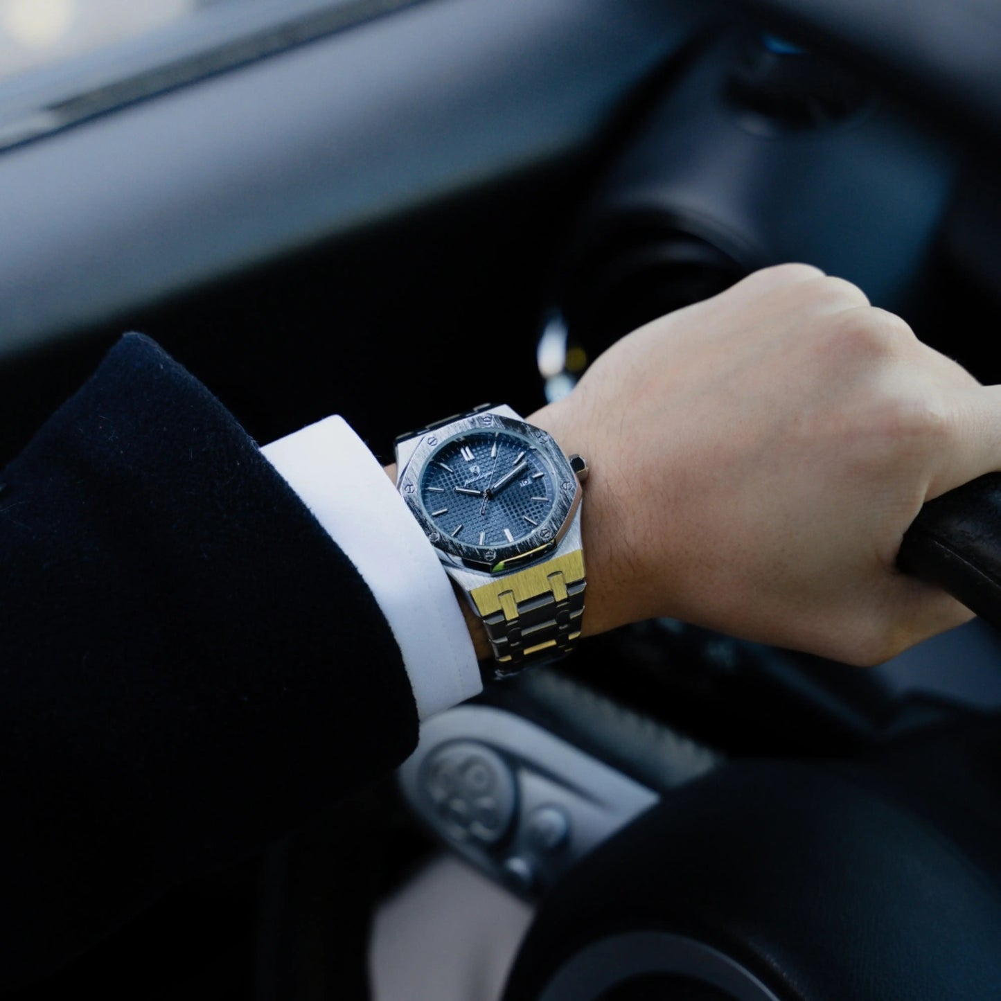 Mens Classic Watch | Silver & Stainless Steel