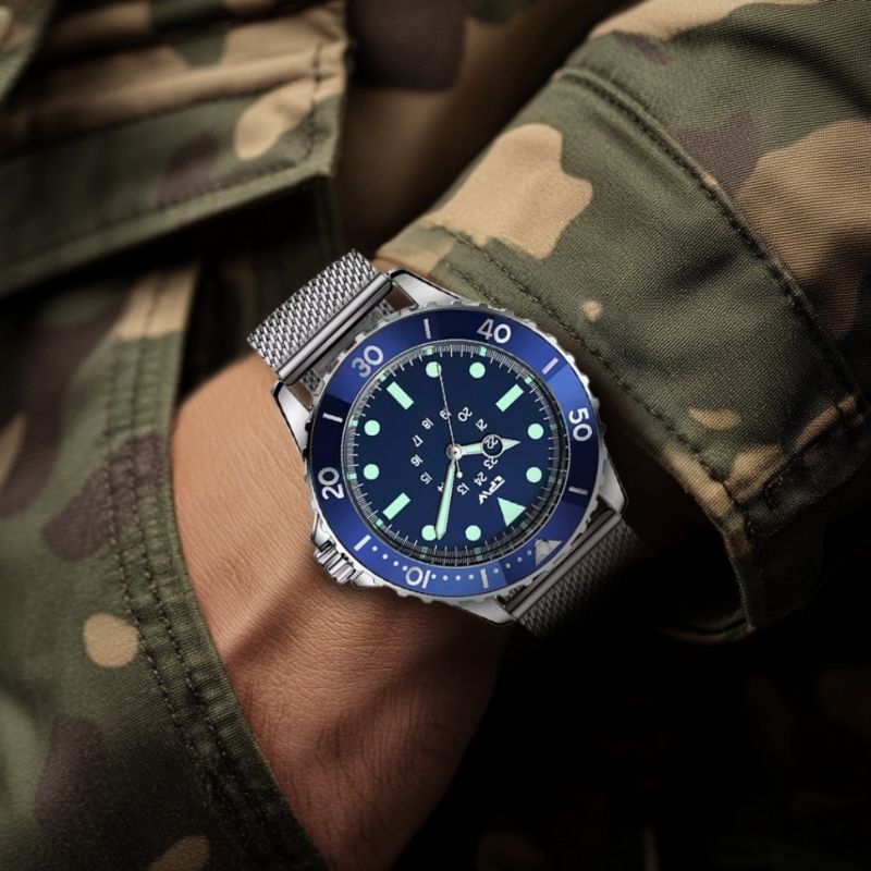 Mens Tactical Field Watch | Diving Style