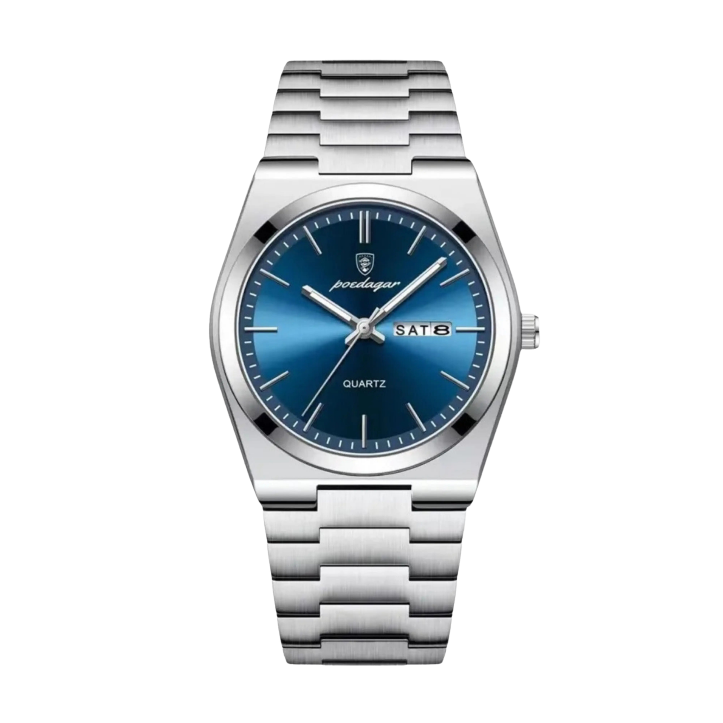 Mens Watch Stainless Steel Silver | Quartz
