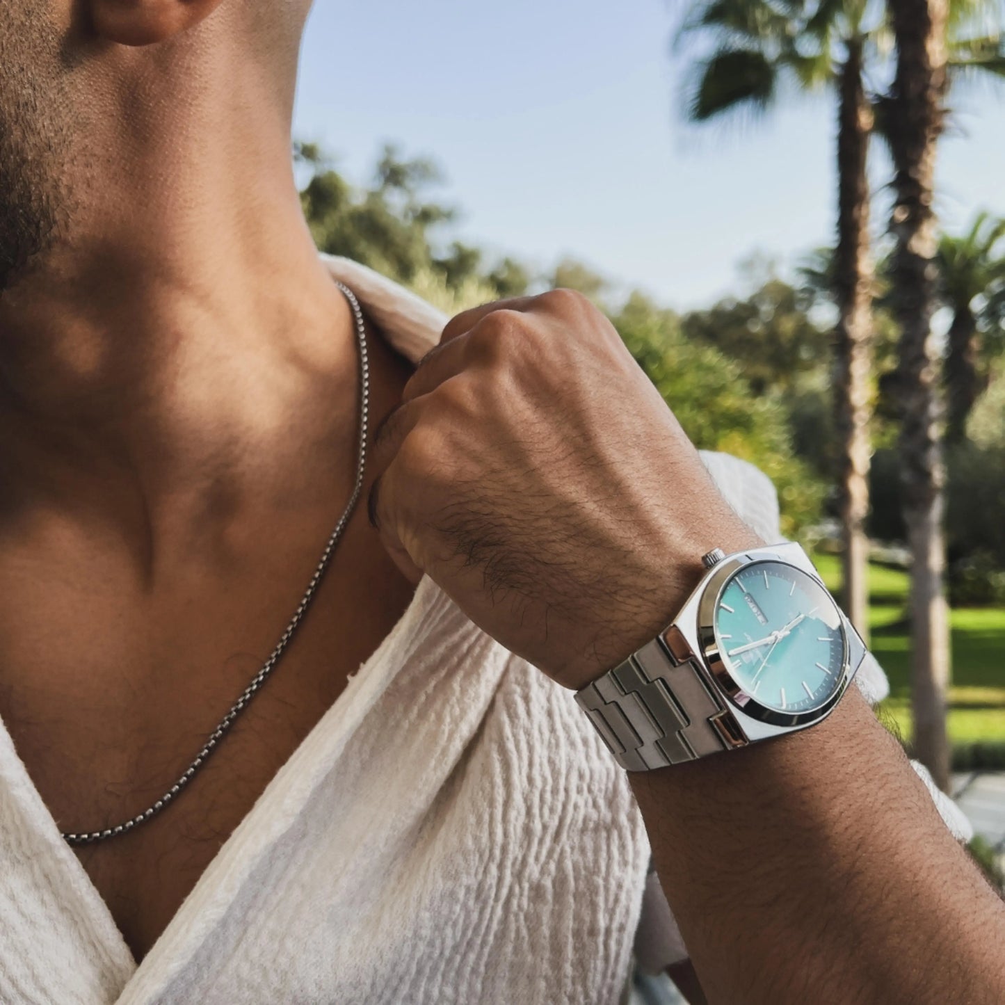 Mens Watch Stainless Steel Silver | Quartz