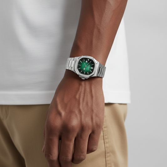 Mens Stainless Steel Watch | Square Dial