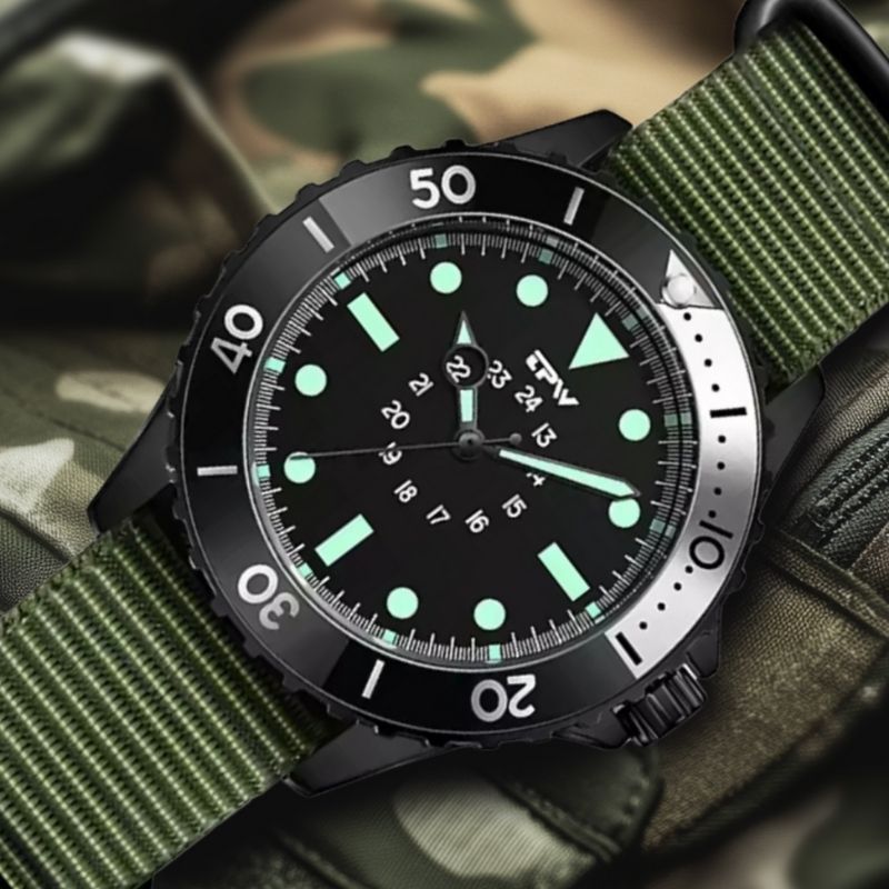 Mens Tactical Field Watch | Diving Style