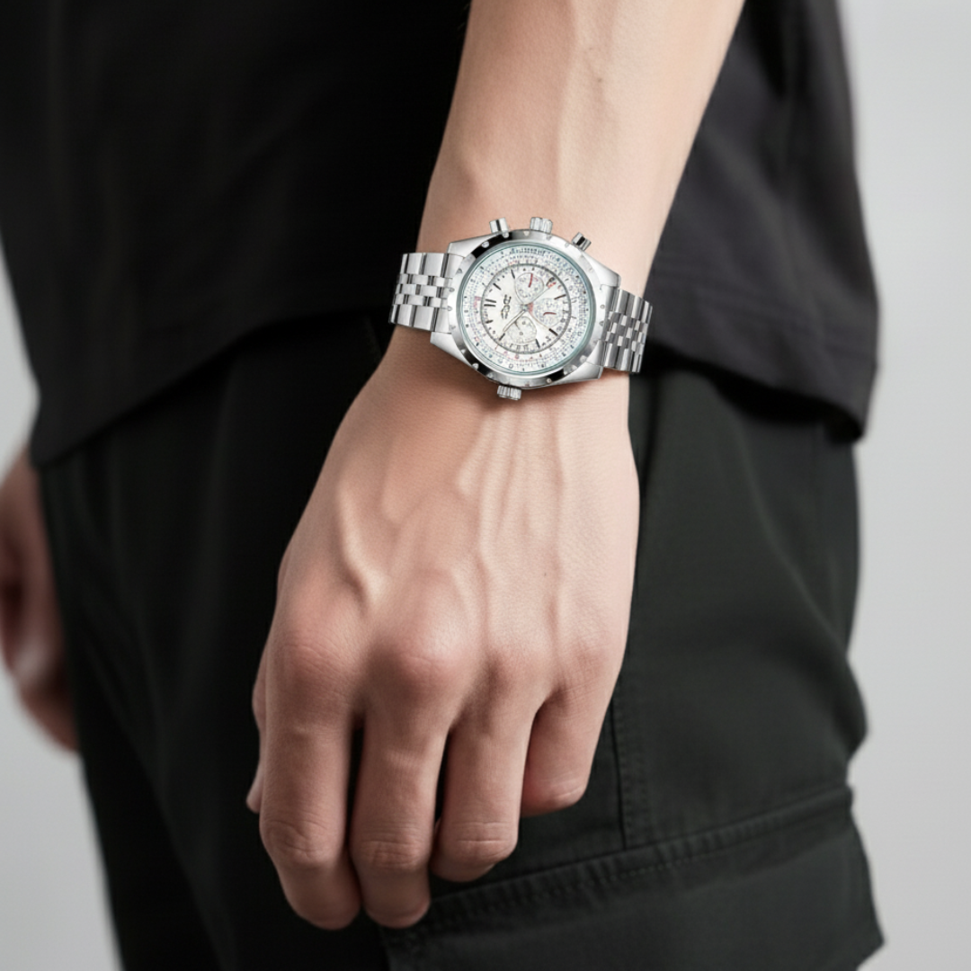 Stainless Steel Mechanical Watch | Mens Watch