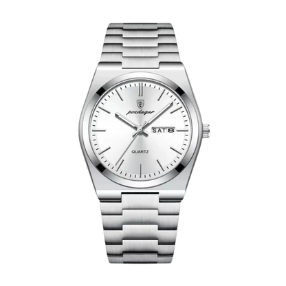 Mens Watch Stainless Steel Silver | Quartz