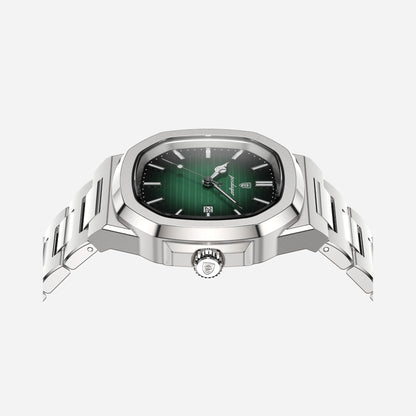 Mens Stainless Steel Watch | Square Dial
