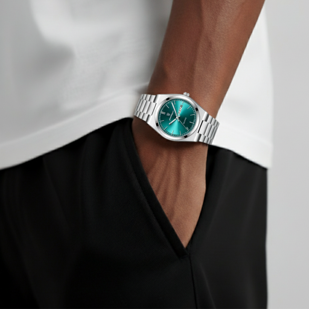 Mens Watch Stainless Steel Silver | Quartz