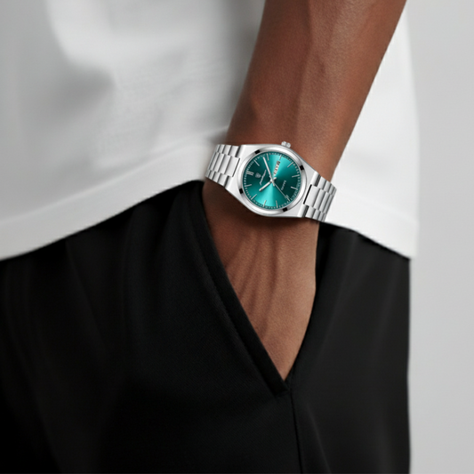 Mens Watch Stainless Steel Silver | Quartz