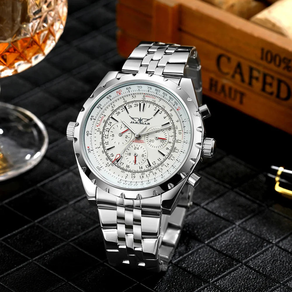 Stainless Steel Mechanical Watch | Mens Watch
